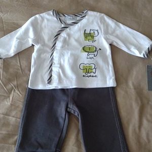 Baby boy size 0-3 month outfit set